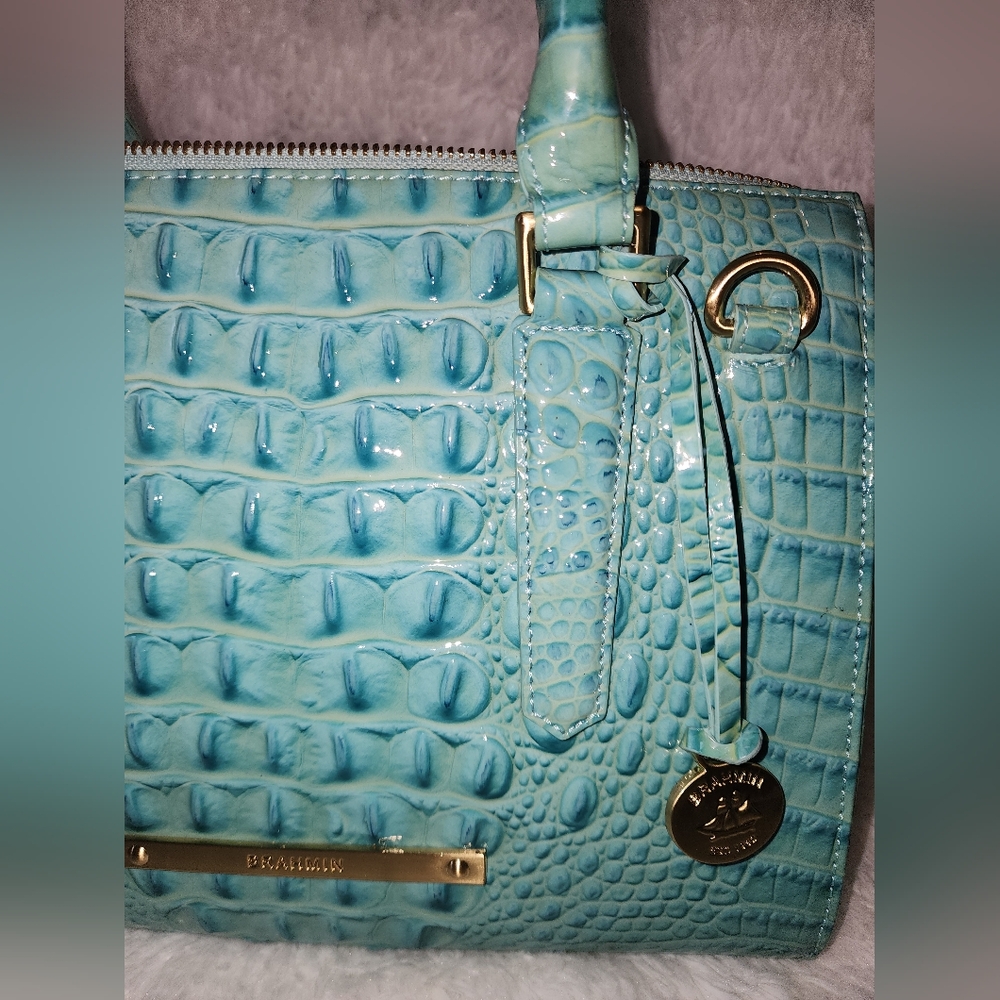 Brahmin Anywhere Convertible Satchel Glass Glossy - Picture 5 of 13